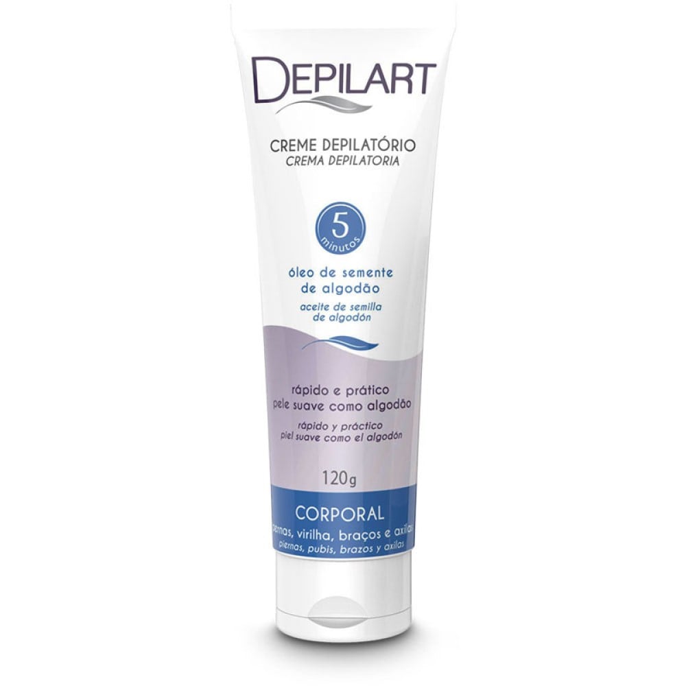 Creme Depilatório Corporal Depilart Óleo de Semente de Algodão 120g