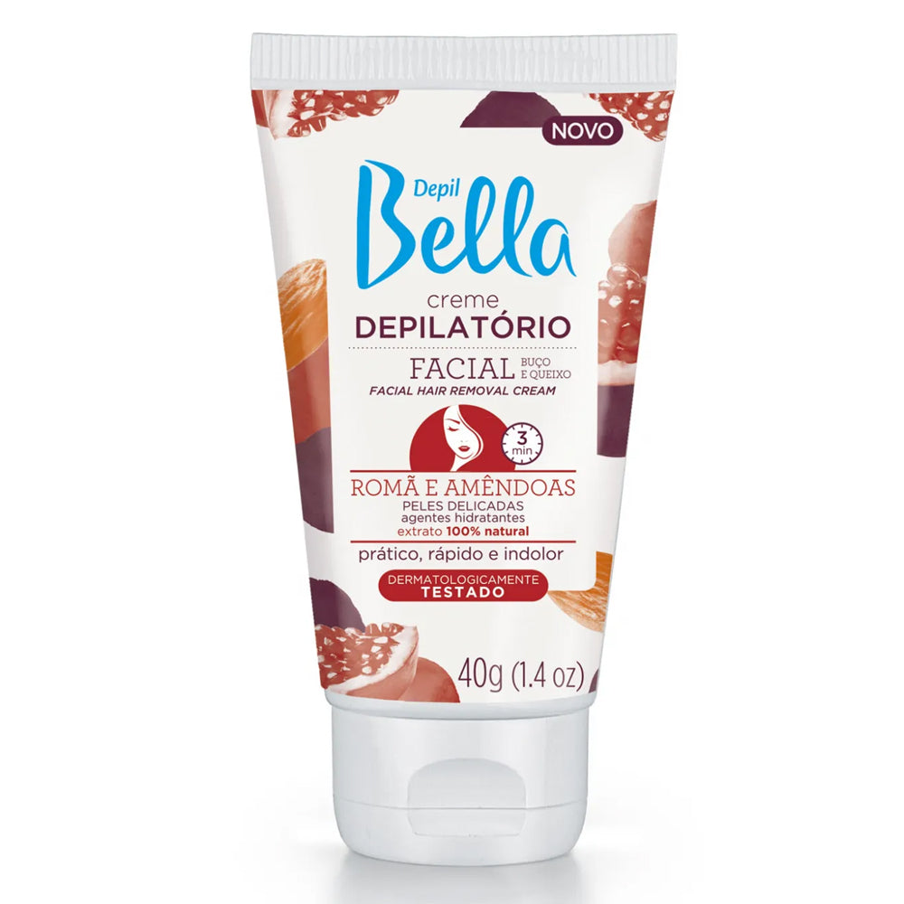 Creme Depilatório Facial Depil Bella Romã 40g