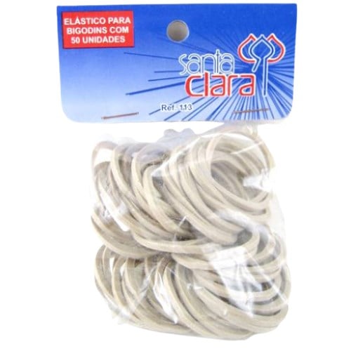 Elástico para Bigodim Santa Clara 50 Unidades