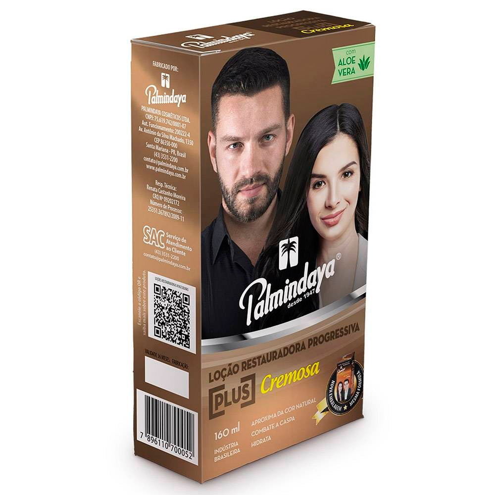 Loção Restauradora Palmindaya Plus Aloe Vera 160 ml