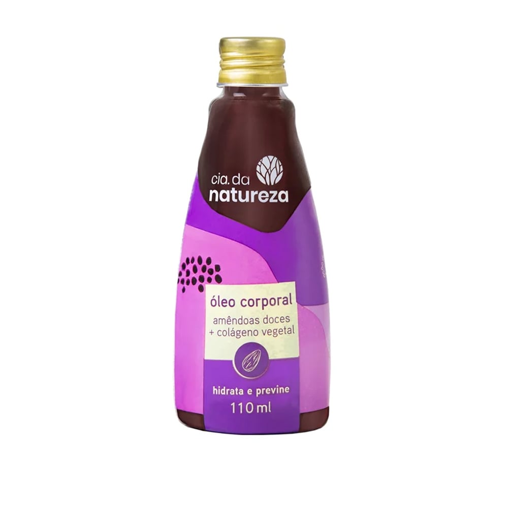 Óleo Corporal Cia da Natureza Amêndoas Doces e Colágeno 110 ml