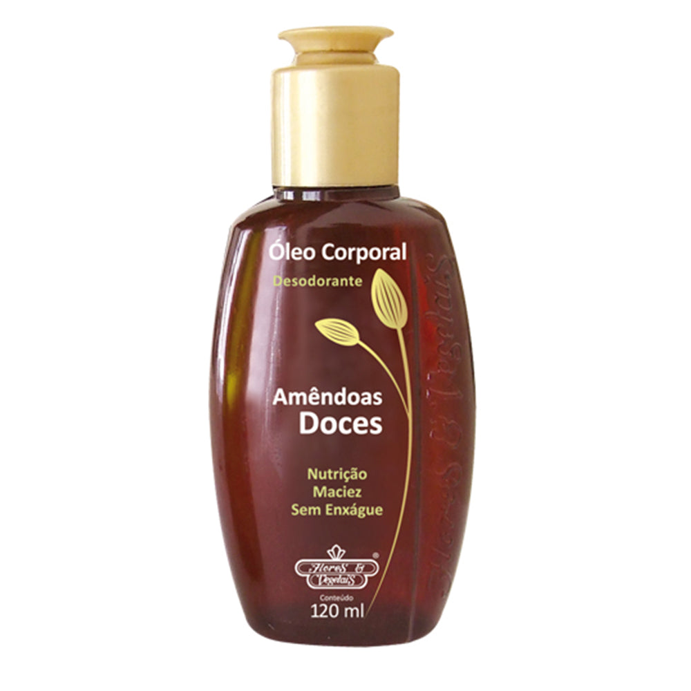 Óleo Corporal Desodorante Flores & Vegetais Amêndoas Doces 120 ml