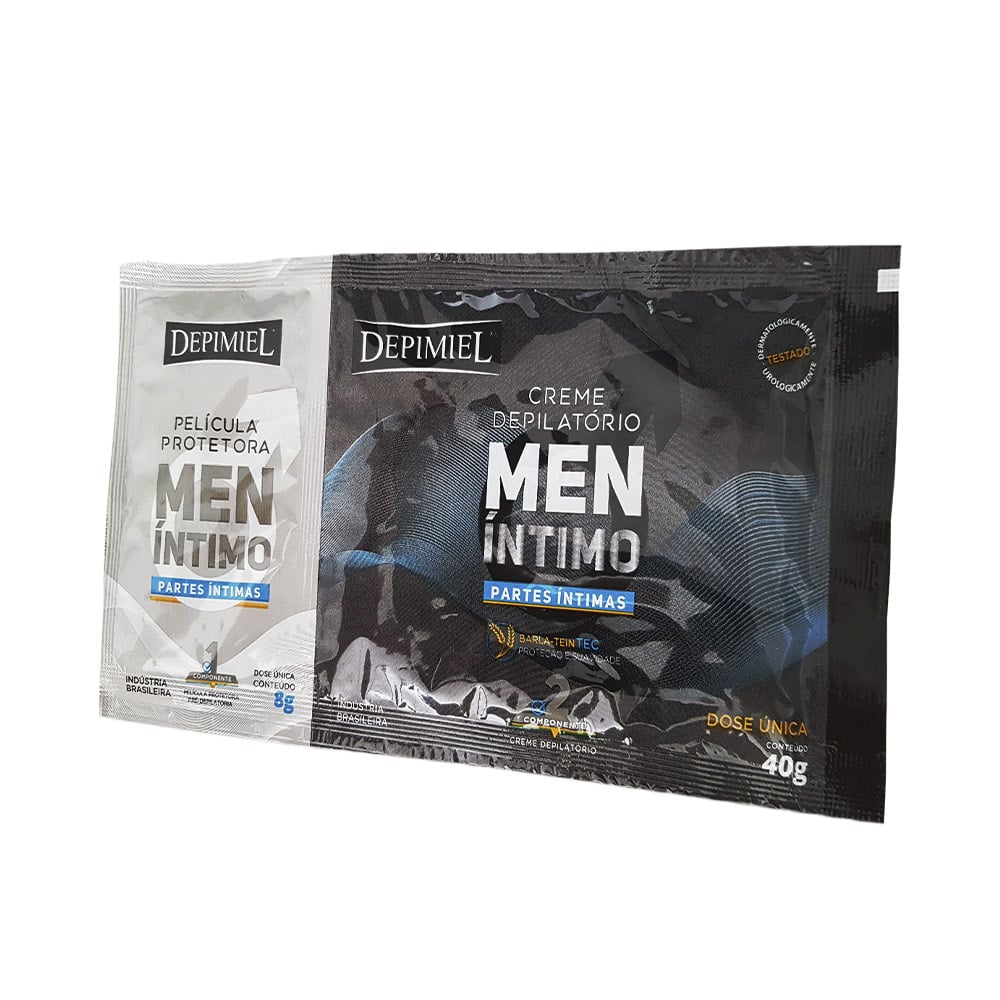 Sachê Depimiel Creme Depilatório Men Íntimo 48g