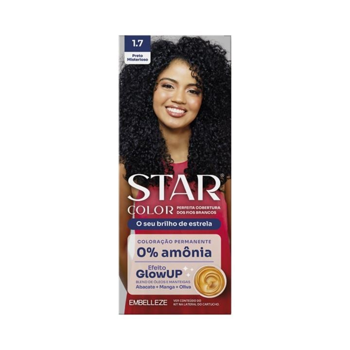 Coloração Star Color 1.7 Preto Misterioso Sem Amônia