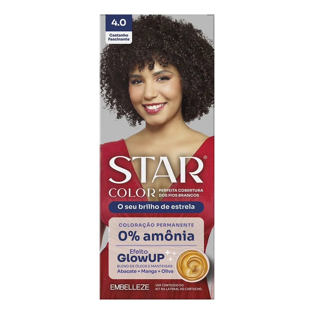Coloração Star Color 4.0 Castanho Fascinante Sem Amônia